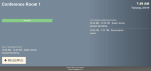 Tablet availability view
